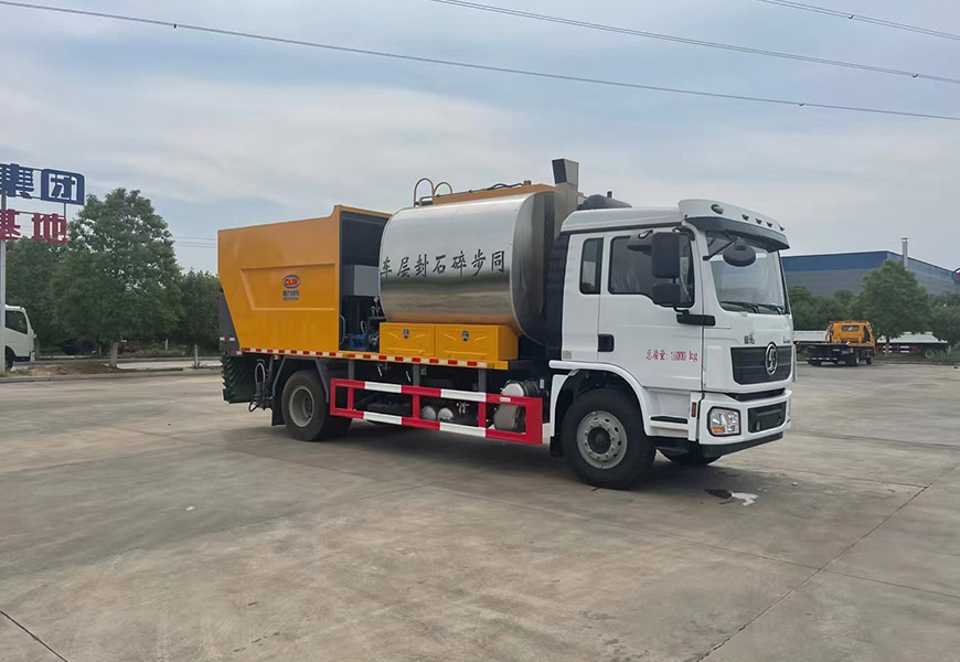 程力CL5180TFC6BLS型陕汽德龙单桥沥青碎石同步封层